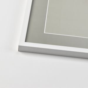 Pildiraam Leila 61 x 91,5 cm, must/valge/puit Valge 60 x 80 cm