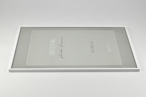 Pildiraam Leila 61 x 91,5 cm, must/valge/puit Valge 61 x 91,5 cm