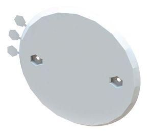 Harukarbi kattekaas Harju Ø 91 mm valge