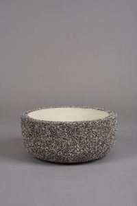 Betoonist aiavaas 051 Ø 35 cm, hall/kivipuruga