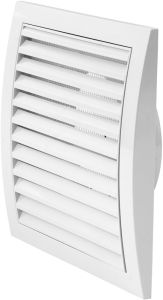 Ventilatsioonirest Europlast valge 190 x 190 mm ⌀ 125 mm