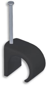 Kaabliklamber Baltplast BP KS 8-12 mm ümarale kaablile must 25 tk