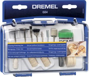 Puhastus- ja poleerimiskomplekt Dremel 684
