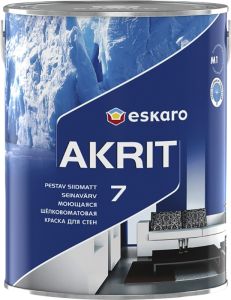Seinavärv Eskaro Akrit 7 TR Ainult toonimiseks 2,7 l