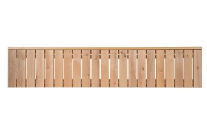 Saunalava moodul Thermory Alder 9 x 40 x 210 cm, alumine