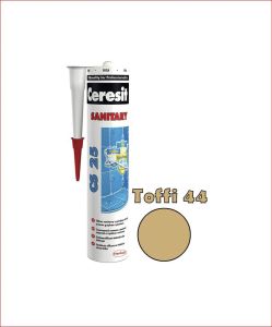 Sanitaarsilikoon Ceresit CS25 280 ml, Toffi 44