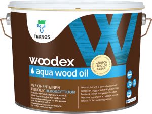 Puiduõli Teknos Woodex Aqua Wood Oil, värvitu 9 l