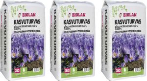 3 kotti Biolani Kasvuturvast 280 l