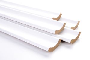 Sisenurgaliist Maler Smart MDF valge kask, 30 x 30 x 2750 mm