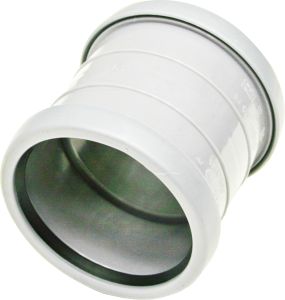 Kaksikmuhv Pipelife PP-HT 50 mm S14 valge