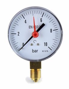 Manomeeter 100 mm 0-10 bar ½"