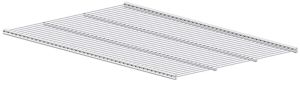Võrkriiul Lundbergs 916 x 405 mm valge