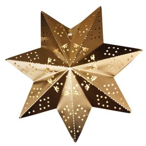 Metalltäht Leena LED messing