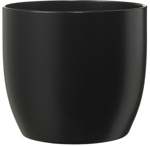 Ümbrispott Soendgen Basel Ø 24 cm, must