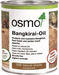 Terrassiõli Osmo Terrassen-Öl 006 Bangkirai 750 ml