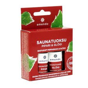 Saunaaroomid piparkook ja glögi 2 x 10 ml