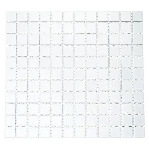 Keraamiline mosaiik 33 x 30,2 cm valge matt