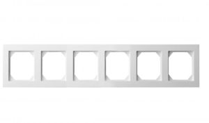 Raam Epsilon Slim 6-ne valge