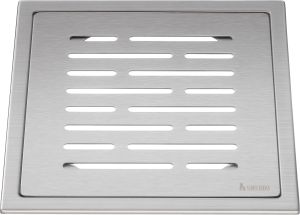 Trapikaas Smedbo Outline Janat 200 x 200 mm Matt harjatud roostevaba teras