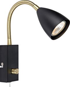 Seinavalgusti Markslöjd Ciro must/messing