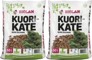 2 kotti Biolani Puukooremultši 50 l