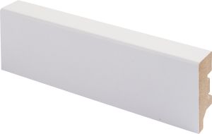 Põrandaliist R2 MDF valge, 15 x 42 x 2750 mm