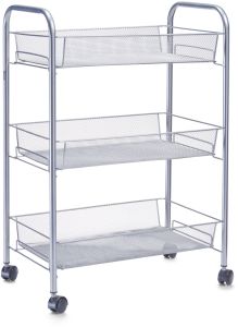 Riiul ratastel hall 43,5 x 62,5 x 26 cm