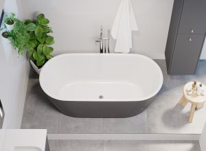 Vann Camargue Visby 160 cm, hall/valge