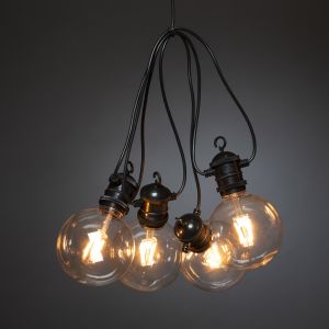 LED-valgussari Konstsmide Tivoli 10-osaline amber