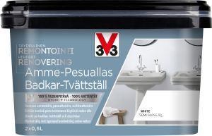 Vanni- ja valamuvärv V33 Amme-Pesuallas V33 1 l