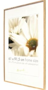 Pildiraam Leila 61 x 91,5 cm, must/valge/puit Tamm 61 x 91,5 cm