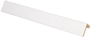 Välisnurgaliist HDF valge, 20 x 20/16 x 2800 mm