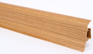 Sokliliist Döllken SLK50 PVC pähkel naturaalne 25 x 50 x 2500 mm