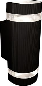 Välisvalgusti Sessak Oiva 2-osaline must