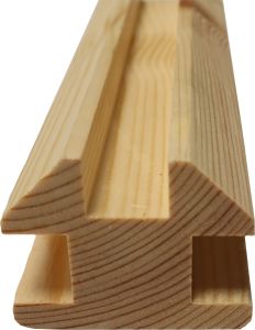 Riiuliühendus LamBoard mänd 45 x 57 x 1000 mm