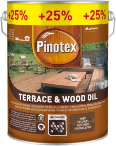 Puiduõli Pinotex Terrace &amp; Wood Oil 4 + 1 l, pähkel