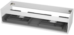 Valamukapp Camargue Skärgård IQ+ 120 cm matt valge/kahene