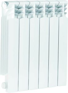 Alumiiniumradiaator KFA Armatura G 500 F/ 6 ribi valge