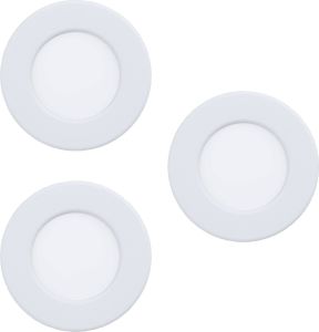 Süvistatavad kohtvalgustid Eglo Fueva 5 LED Ø 86 mm, valge 3-osaline