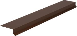 Räästaplekk Toode RR32 tumepruun 2500 mm