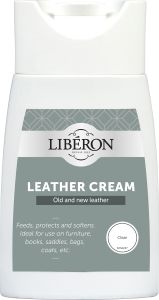 Nahahooldusvahend Liberon Leather Cream 150 m Läbipaistev