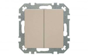 Lüliti Liregus Retro 10 A / 250 V 2-ne süvistatav beež