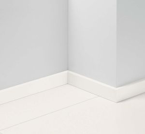 Põrandaliist Parador valge D001 niiskuskindel MDF 16 x 50 x 2200 mm