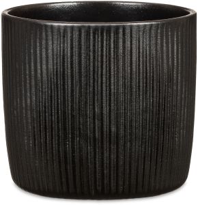 Ümbrispott  Scheurich Linea 909 Ø 13 cm, must