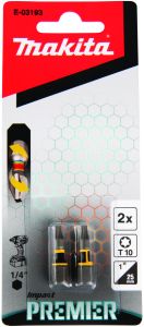 Kruvikeeraja otsikud Makita Torsion Impact Premium T10 2 tk