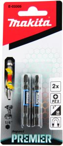 Kruvikeeraja otsikud Makita Torsion Impact Premier PZ2 2 tk