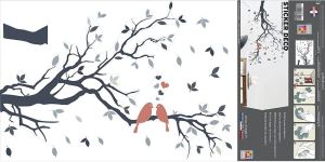 Posterkleebis  Winter Rendez-Vous 48 x 68 cm