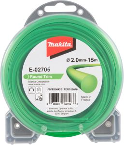 Trimmeri jõhv Makita 2,0 mm x 15 m