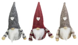 Päkapikk vildist mütsiga 12 cm