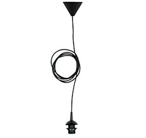 Toitejuhe sokliga Harju must 3,2 m